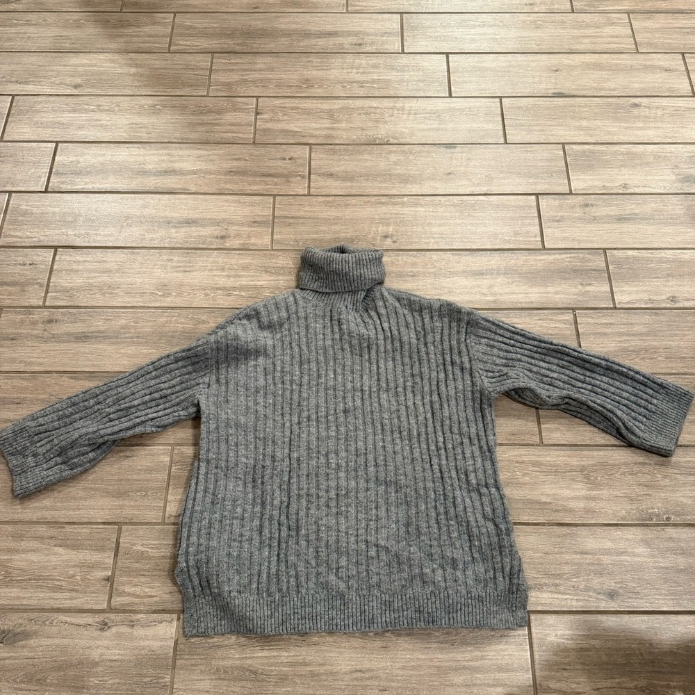 H&M oversized wool blend turtleneck sweater